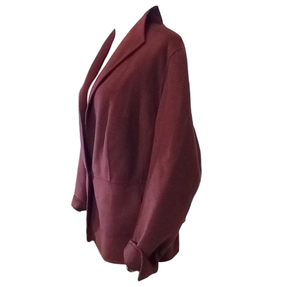 ⛱️ Talbots Plum/Brown Wool Blazer Size 20W Petite - Picture 2 of 10